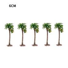 5pcs 6/9/12/15cm Simulation Model Green Trees,Succulent Micro Landscape Decoration Background Plant Sand Table Building,Model Tree African Sunflower With 6-Foot,Qatar,Uae,Toys,Miniature Tree