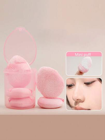 5pcs Soft & Comfortable Makeup Sponge Applicators, Ideal For Powder Application,Cheap,Stocking Stuffers,Makeup,Makeup Tools,Cheap Stuff,Gifts,Gifts For Women,Christmas Gifts,Giveaways,Travel,Cheap Stuff,Travel Essential