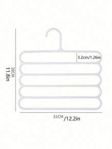 1/3 piezas Percha multifuncional para colgar pantalones, bufandas y decoración - Decoración de festival, decoración de habitación, decoración de hogar, decoración de dormitorio, primavera, minimalista, blusas de verano - Multicolor - Ver 8