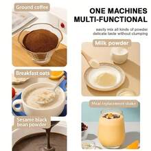 304不锈钢自动电动搅拌杯，配备150mAh可充电电池、液晶显示屏和温度显示功能——磁吸式车载旅行咖啡杯，完美混合咖啡、牛奶、巧克力、豆奶，是馈赠亲朋好友的理想之选。 - 彩色 - 查看 8