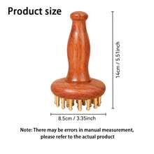 SilvaLex Wooden Massage Tool, Full Body Massager, Hand Massager, Leg Massager, Shoulder Massager, Shoulder & Neck Massage Tool, Face Massager, Back Massager, Waist Massager, Suitable For Home Use, Can Be Given As Holiday Gifts To Family, Friends, Classmates, And Parents - Brown - View 5