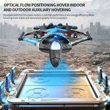 4DRC The Latest Unmanned Aerial Vehicle K500 Remote-Controlled Fighter In 2025 Offers A Choice Between Handle-Controlled And Gravity-Sensing Remote Control. It Is Equipped With A One-Button Take-Off And Landing System, 360° Scrolling Function And Hovering Flight Function. It Is Also An EPP Foam Fighter/Luminous Gliding Helicopter, A Boy Toy And A Girl Toy Drone Toy