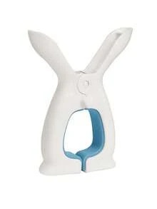 [Cuteness Is Coming] 1pc Cute Little Rabbit Non-Slip Windproof Clip, Multi-Functional Clothespin Balcony Windproof Clip Cute Rabbit Ear Quilt Fixing Device, No Longer Afraid Of Clothes And Quilts Being Blown Away By The Wind - Multicolor - View 11