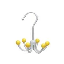 1/3件多功能可旋转6爪挂钩，家用胸罩肩带挂钩，衣柜整理架，包包挂钩 - 彩色 - 查看 11