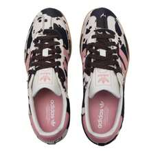 Adidas Originals Giày thể thao SAMBA OG Unisex, nhẹ, thoáng khí, giảm sốc, chống trơn trượt, thoải mái, cổ thấp, thích hợp cho sinh hoạt hàng ngày, du lịch, đi làm và thể thao KK2239 - Nâu sẫm/Tím kỳ diệu Hồng/Trắng - Xem 4