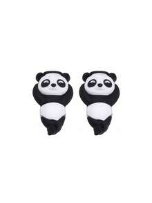 Protector de cable con diseño de panda compatible con el cable de carga de Apple, previene la rotura, protector de cargador