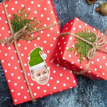 1/10/20/40/80pcsCustom Christmas Face Stickers | Christmas Present Face Stickers | Present Stickers | Custom Face Sticker | Christmas Gift | Face Sticker,Present Stickers,Gift Face Sticker,Holiday Stickers,Custom Face Stickers,Face Photo Sticker,Face Picture Confeti,Sticks With Face,Face Hat Sticker,Face As A Sticker,Face Cutout Confetti,Face Decals - Multicolor - View 2