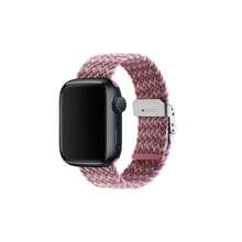 Band Compatible With Series 3 38mm SE (40mm) 7 (41mm) Braid Elastic Pink One Size