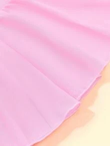 女童芭蕾舞裙，儿童公主舞裙 - 粉色 - 查看 7