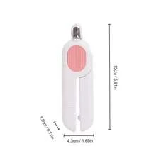 Virtual Warehouse - Cat And Dog Nail Clipper Nail Grinder Trimmer Tool (LED Nail Clipper) - Pink - View 12