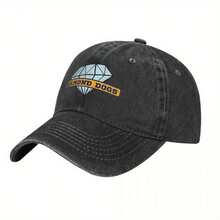 2025 New Washed Men's Baseball Cap Trucker Snapback Cap Dad Hat Dog Golf Cap - 藏青 - 查看 1