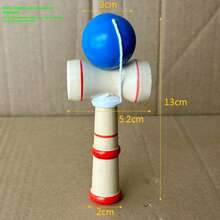 1pc 2025 New Kendama Skill Ball, Traditional Balance Game, Coordination Training, Gift For Boys/Girls, Birthday/Christmas/Holiday Gift - Multicolor - View 9