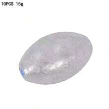 蛋形铅坠钓鱼铅坠套装鲈鱼铅坠渔具海水抛投钓鱼铅坠套装椭圆形淡水