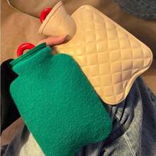 Lindo bolso de agua caliente mini a prueba de explosiones para calentar el vientre, con funda extraíble y reutilizable para calentar los pies y las manos - Multicolor - Ver 10