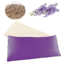 Almohada para los ojos de lavanda para relajación de yoga, máscara de ojos con peso y calentable para ojos secos, compresa caliente y fría con aromaterapia