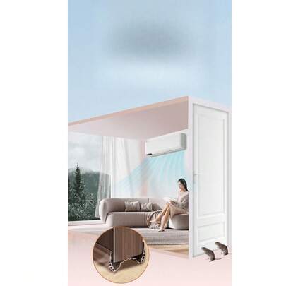 Esta faixa de vedação para frestas de porta é uma ótima ajuda para a vedação da casa! Ela pode selar firmemente a abertura na parte inferior da porta, evitar vento e temperatura (reduzindo o frio e a perda de calor), além de isolar som e ruído, além de bloquear pequenos insetos.