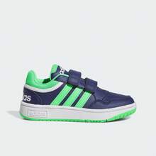 Adidas Kids HOOPS 3.0 CF C Casual Sports Shoes IG6107 - Blue-green - View 3