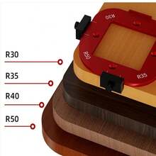 Woodworking DIY Round Corner R Corner Arc Template - 10-25R - View 6