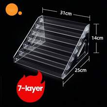 Multi-Functional Acrylic Display Stand, Suitable For Toy Cars And Jewelry - Stackable Multi-Tier Design, Perfect For Christmas And Holiday Gifts