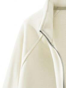 Women's Casual Versatile Outdoor Fleece Jacket, Warm Sherpa Pullover Top,Skiing