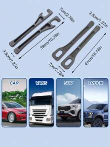 1 Pair Front Seat Gap Filler – Universal EVA Storage Strip For Driver & Passenger Seats, Prevents Items From Falling, Keeps Car Interior Tidy (Not For Rear Seats)Car Seat Gap Organizer Strips