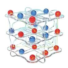 3D Tic Tac Toe Game For Kids, Indoor Entertainment, Creative Intellectual Stress Relief, Advanced Logic Reasoning And Strategy Training, Family Leisure Interest Cultivation, Parent-Child Interaction Toy, Suitable For 3-12 Years Old Boys And Girls, Birthday And Holiday Gift - Multicolor - View 10