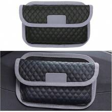 Organizador de bolsillo lateral para asiento de coche, bolsa de almacenamiento multifuncional para teléfonos, llaves, tarjetas, mini bolsa de relleno para consola de puerta, accesorios - Azul - Ver 9