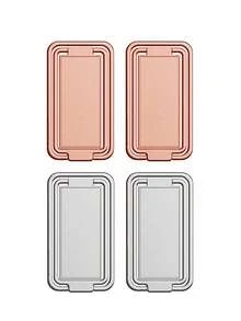 1PC Finger Ring Holder Multi Functional Rotatable Metal Folding Phone Holder Slouchy Back Sticking Finger Ring Buckle Holder Compatible With IPhone, Android Phone, Gift For Birthday, Family, Friends Phone Grip, Phone Accessories - Multicolor - View 11