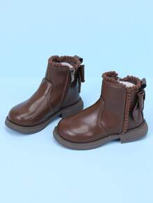 女童靴，秋冬季时尚短款公主靴