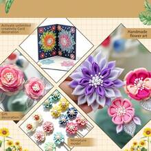 240pcs 3mm Pearlescent Flower Stamens, Artificial Gypsum Rose & Lily Handmade Craft Supplies, Home Decor Accessories