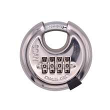 Stainless Steel Disk Type Combination Padlock 70mm (Multi Colour) - (TK25758) - Multicolor - View 1