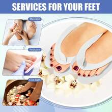 12/24双一次性足疗拖鞋散装EVA一次性人字拖套装足疗水疗凉鞋客用拖鞋成人足部美甲沙龙派对用品旅游酒店家居 - 彩色 - 查看 5