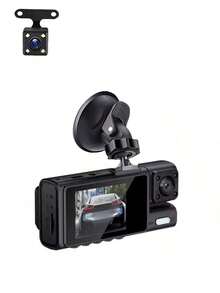 High-Definition 1080P Car Dashboard Camera, Optional 32G Memory Card, WDR Technology, High-Definition Night Vision, Loop Recording, G Sensor Collision Lock, Suitable For Cars, Pickups, Sedans, Etc., A Must-Have Car Recorder For Driving. - Black - View 9