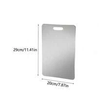 1 Piece Stainless Steel Cutting Board, Silver Cutting Block For Kitchen