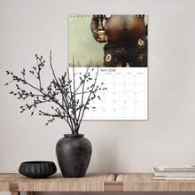 1 calendar de perete amuzant 2026, cadou amuzant cu glume, calendar de perete pentru bărbați, 12 ilustrații amuzante cu burtă mare, calendar lunar pentru ameliorarea stresului, decor creativ personalizat pentru birou și casă, potrivit ca și cadou amuzant pentru iubit, soț, tată, Crăciun, Anul Nou - Calendarul Burții de Bere 2026 - Vizualizare 3