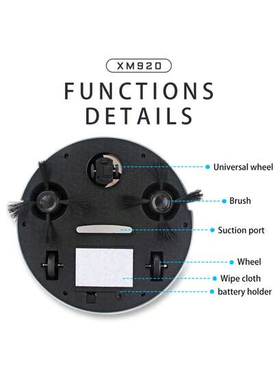 Unmanned Sweeper, Convenient Sweeper.Multi Function Vloer Stofzuiger Cleaner view 9