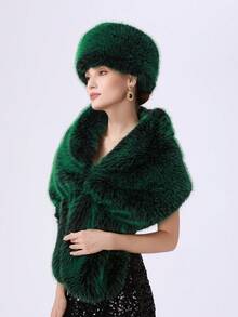 Women's Shawls And Wraps For Evening Dresses Shawl Wrap Winter Shawl For Women Warm Scarf Fashion Scarves Accessories Women - A - View 3