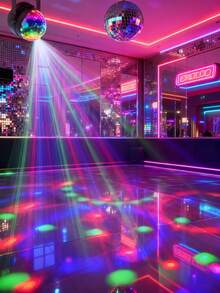 LED 迪斯科球灯 - 多功能室内装饰灯,USB 供电,适用于家庭、卧室、客厅、酒吧、餐厅,可调节亮度和颜色,营造浪漫、舒适或充满活力的氛围,是生日、节日或任何特殊场合的理想礼物 - LED支架魔球燈 - 查看 4