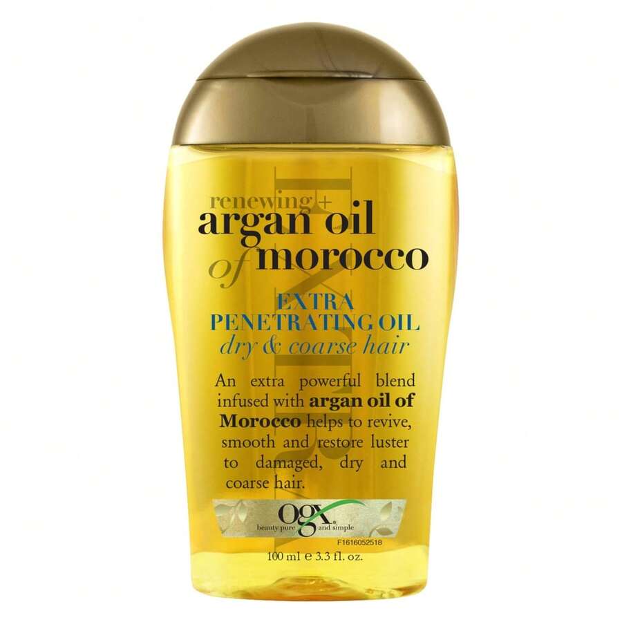 Tratamiento Capilar Renovador Extra Fuerte de Aceite de Argá 100 ml - Sin Silicona, para Cabello Seco con Fragancia de Aceite de Marruecos y Brillo Intenso - Multicolor - Ver 1