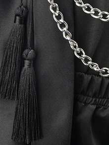 男童团体角色扮演服装 敌对偶像套装 长袍外套+T恤+裤子 3件套 儿童万圣节嘉年华派对装扮 儿童精美服装