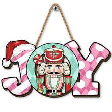 1pc/60pcs Christmas Nutcracker Wall Decor, 15*30cm Hard Fabric Wall Hanging Ornament, Christmas Tree Decoration, Party Decoration, Home Decor - Multicolor - View 6