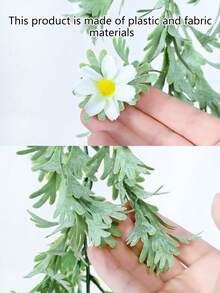 1pc Artificial Chrysanthemum Plastic Decor, Home Office And Seasonal Living Room Aesthetic Decoration, Hotel Lobby And Retail Store Decoration