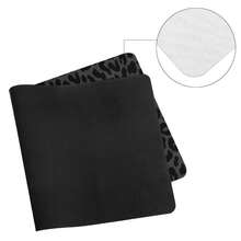 Black Leopard Cheetah Large Extended Gaming Mouse Pad & Keyboard Laptop Mat 31.5x15.75 In Non-Slip Base Office Desk Decor Stylish & Functional