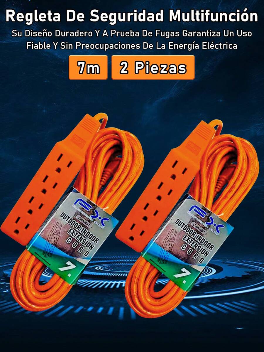 Extension Cords - 7 Metros--2 Piezas - View 1