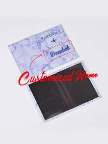 Customizable Mini Passport Holder, Travel Document Organizer And Card Case, Suitable For Gifts And Daily Use, Fashionable And Durable, Ideal For Travel And Business, Great For Family, Friends, Couples, Birthday, Holiday, Christmas Gifts - Pink - View 11