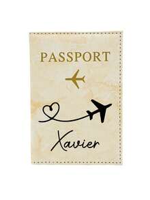 1. Customized Passport Holder, Available In 5 Colors, Can Be Customized With Name And Ticket Holder, Unisex, Can Be Used As Wallet Or Passport Cover, Marble Pattern, PU Leather Material, Luxury Passport Holder For Honeymoon Travelers, Essential For Flight Travel, Perfect Gift For Family And Friends - Multicolor - View 14