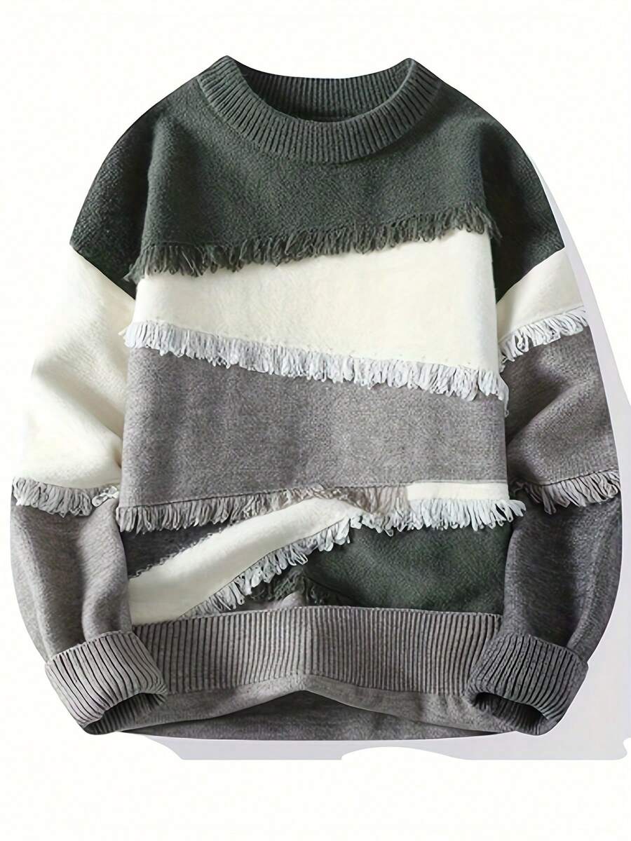 Men Sweaters - Dark Green - View 1