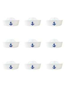 1 pieza Gorro de marinero de poliéster para mujeres y hombres, gorro de capitán de yate, adecuado para Halloween, Navidad, despedida de soltera, cosplay, fiesta de yate, desfile, fiesta de adultos, accesorio de playa para mantener la cabeza caliente en invierno