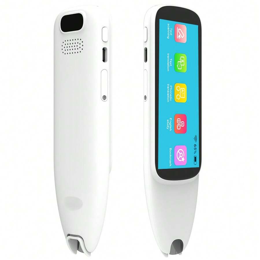 Lápiz traductor y bolígrafo de lectura y escáner de más de 112 idiomas, rotulador digital OCR para dislexia, estudiantes y profesionales - Blanco - Ver 1