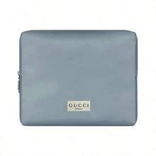 Gucci Bolsa de maquillaje para damas, de lona azul, de gran capacidad, fácil de transportar, sencilla y elegante, adecuada para uso diario, viajes, escuela, compras, trabajo, estilos versátiles, como regalo para amigos o familiares, regalos de festivales, regalos de aniversario